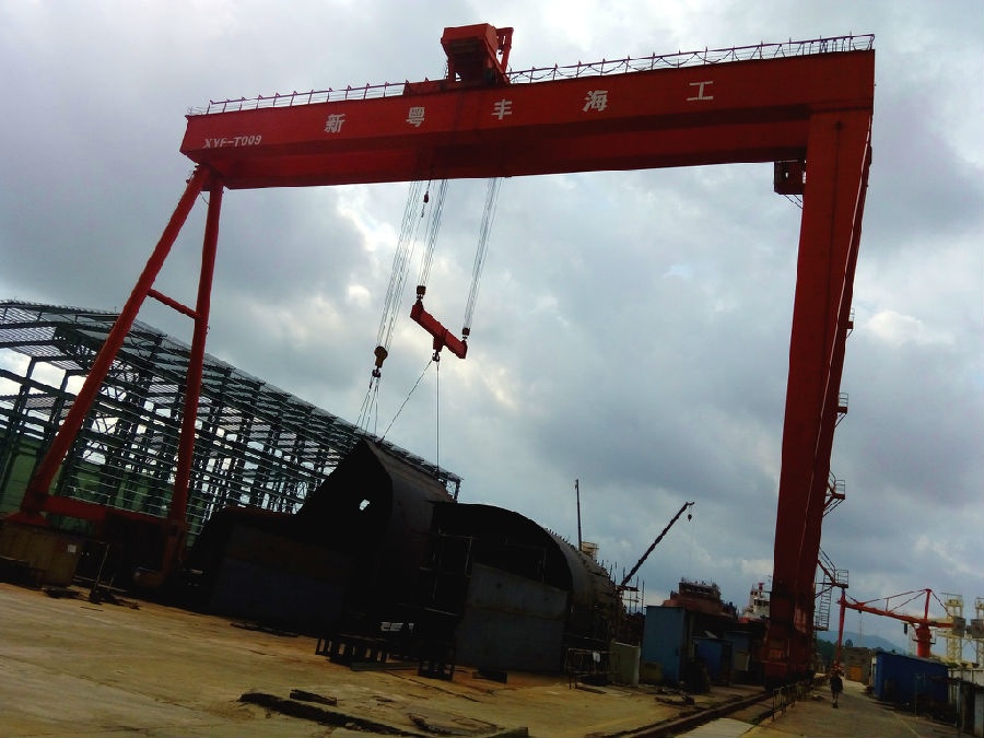 廣東江門門機安全監控系統現場安裝圖一