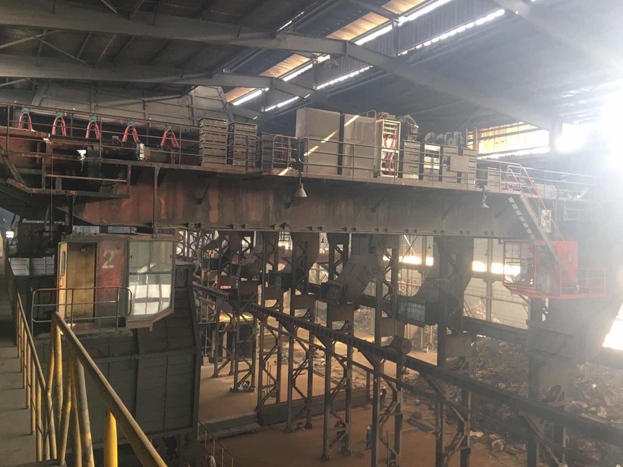 鞍山源鑫鋼鐵安裝冶金吊起重機安全監控系統